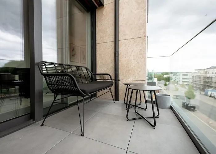 Appartement Lux 1br King Bed, Balcony, Near Center