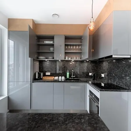 Lux 1br King Bed, Balcony, Near Center Daire